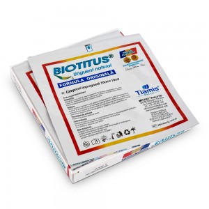 Compresă impregnată BIOTITUS® Formula Originală – 10x10cm