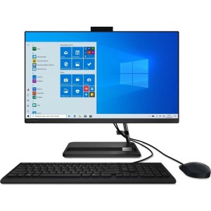 All-in-One PC - 23.8" Lenovo IdeaCentre 3 24ITL6, 23.8 FHD IPS 250nits, Intel® Core™ i7-1165G7, 16GB DDR4-3200 SODIMM (2 slots), 512GB SSD M.2 2242 PCIe NVMe, NVIDIA GeForce MX450, noODD, CR, LAN, HDCam, WiFi 2x2+BT5, Wireless KB&MS, DOS, Black