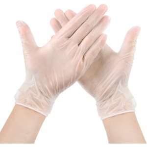 Виниловые перчатки без талька S Прозрачные (100 шт./уп.)