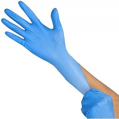 Нитриловые перчатки без талька Aldena S синие (100 шт./уп.)
