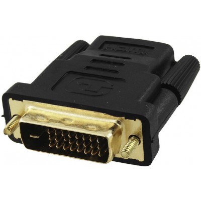 Adapter HDMI-DVI - Brackton ADA-HFD.B,  Adapter HDMI female to 24+1 DVI male, dual-link, 1080p, ATC, ARC, golden contacts