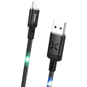 Cablu USB Hoco U63 Spirit For Lightning Black