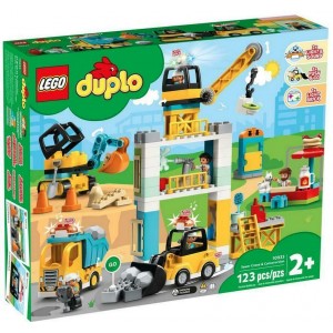 Set de construcție Lego Duplo Tower Crane & Construction (10933)