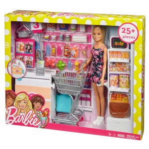 Păpușa Mattel Barbie Set Supermarket (FRP01)