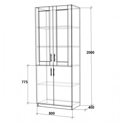 Dulap ISCom Office-Line №2 Sonoma Oak