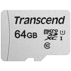 Сard de memorie Transcend MicroSD 64Gb Class 10 (TS64GUSD300S)