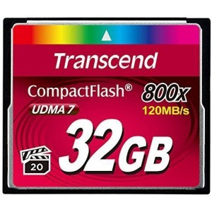 Сard de memorie Transcend CompactFlash 32Gb 800X (TS32GCF800)