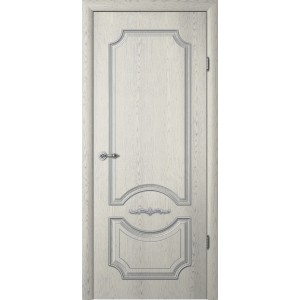 Межкомнатная дверь Albero Leonardo Classic Vinil TB TP Oak Gray Patina Silver (200x80)
