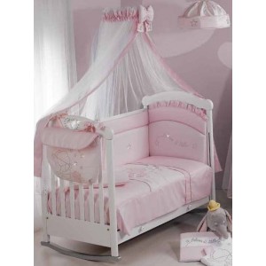Lenjerie de pat pentru copii Italbaby Polvere di Stelle Pink (800.0005-1)