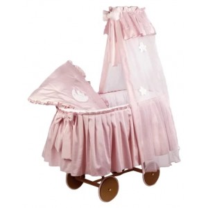 Lenjerie de pat pentru copii Italbaby Petite Etoile Pink (800.0066-1)