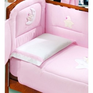 Lenjerie de pat pentru copii Italbaby Petite Etoile (100.0066-1) Pink