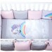 Lenjerie de pat pentru copii Veres Unicorn Love (VR 217.10)