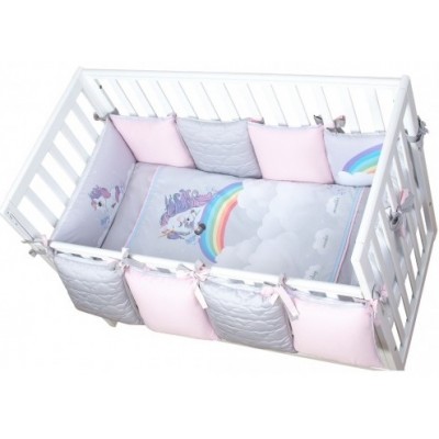 Lenjerie de pat pentru copii Veres Unicorn Love (VR 217.10)