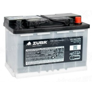 Baterie auto Zubr 6CT 74 Ah R+ OE