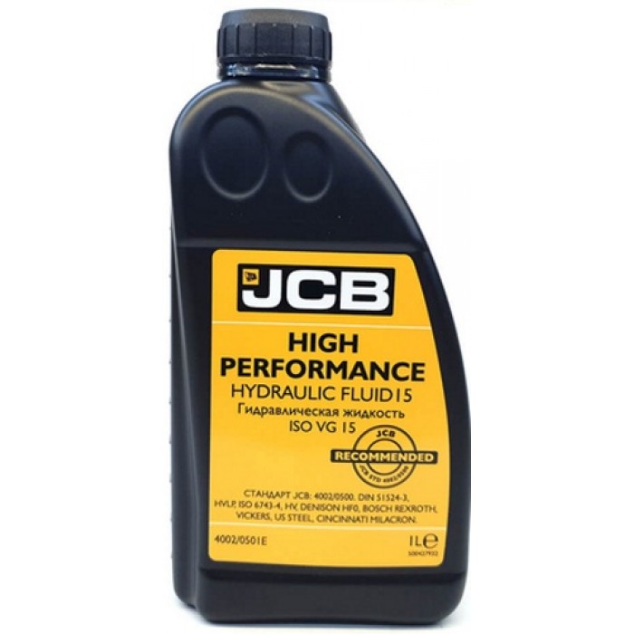 Hydraulic oil HP15 1L, JCB - Hydraulic fluids