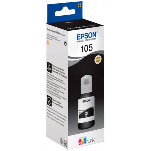 Recipient de cerneală Epson 105 EcoTank Black Ink Bottle (C13T00Q140)