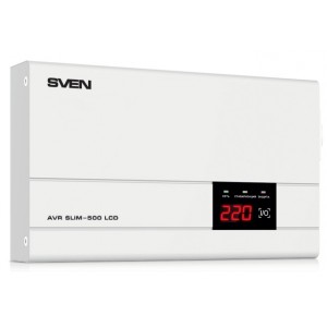 Stabilizator de tensiune Sven AVR SLIM-500 LCD