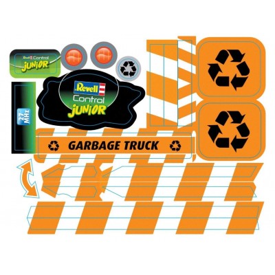 Jucărie teleghidată Revell Junior Garbage Truck (23015)