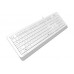 Tastatură A4Tech FK10 White/Grey