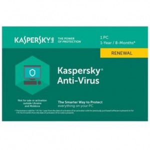 Antivirus Kaspersky Anti-Virus Card 1 Device 1 Year Renewal