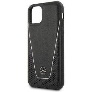 Husa de protecție CG Mobile Mercedes Quilted Smooth for iPhone 11 Pro Black (MEHCN58CLSSI)