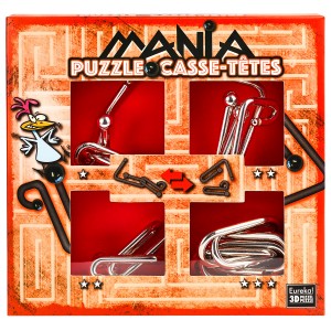Brain Puzzle Eureka Puzzle Mania Casse-têtes Red (473202)