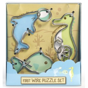 Brain Puzzle Eureka First Wire Puzzle Set Aquatic (473352)