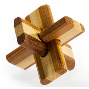 Brain Puzzle Eureka Bamboo Doublecross (473125)