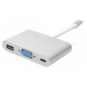 Cablu APC Type C to VGA, USB, Type C (631011)