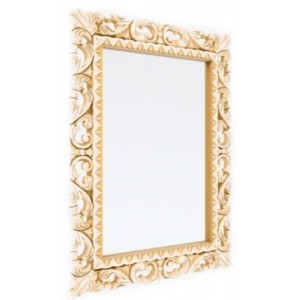 Зеркало КМК Bagira 2 White/Gold (0465.10)