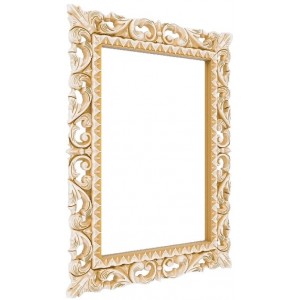 Oglindă КМК Bagira 1 White/Gold (0465.9)