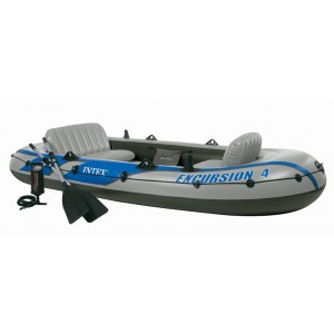 Надувная лодка Intex 68324 Excursion 4 Set