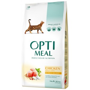 Hrană uscată pentru pisici Optimeal Cat Chicken 10kg