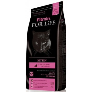 Hrană uscată pentru pisici Fitmin For Life Kitten 1.8kg