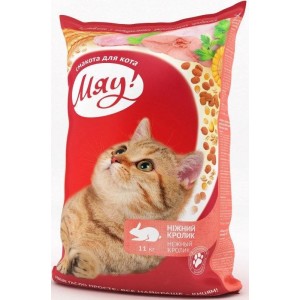 Hrană uscată pentru pisici Мяу Iepure 11kg