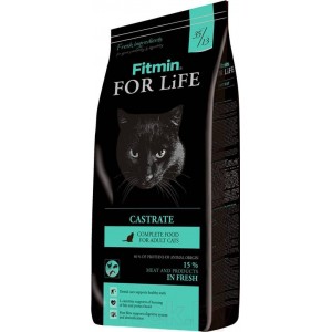 Hrană uscată pentru pisici Fitmin For Life Castrate 8kg