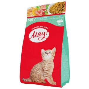 Сухой корм для кошек Мяу Котята 11кг