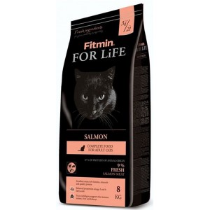 Hrană uscată pentru pisici Fitmin For Life Salmon 1.8kg