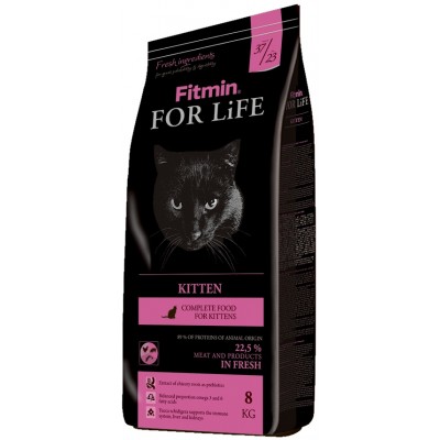 Hrană uscată pentru pisici Fitmin For Life Kitten 8kg