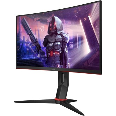 Monitor AOC C24G2U/BK Black/Red