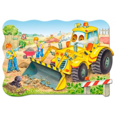 Puzzle Castorland Bulldozer in Action C-02139