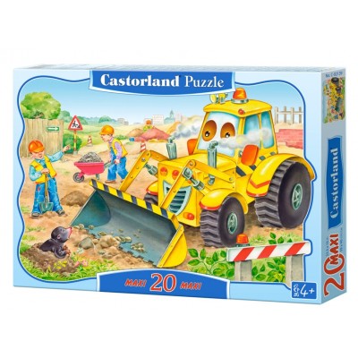 Puzzle Castorland Bulldozer in Action C-02139