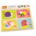 Puzzle Viga 4in1 Insect (50189)