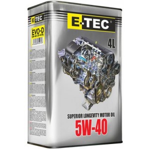 Моторное масло E-TEC EVO-D 5W-40 4L