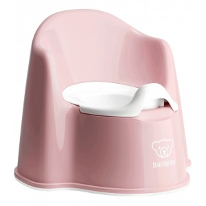 Oala-scaunel BabyBijorn Potty Chair Powder Pink (055264A)