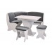 Кухонный уголок Ambianta Saxonia + 2 Chair Белый