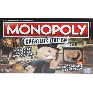 Joc educativ de masa Hasbro Monopoly Cheaters Edition (E1871)