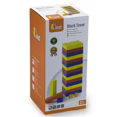 Настольная игра Viga Block Tower (56215)