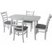 Set masă și scaune Evelin Cooper + Camercosta White/Grey
