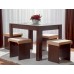 Комплект для столовой Ambianta Mia + 4 Chair Венге